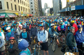 Bike New York - The start