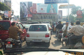 Traffic in Chennai