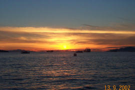Sunset in Vancouver